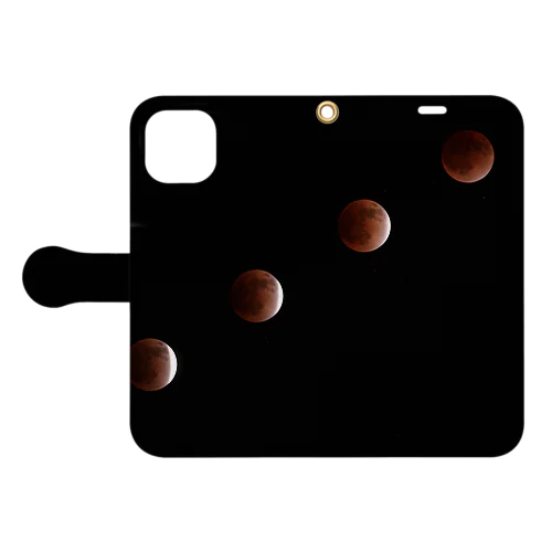 皆既月食 - Total Lunar Eclipse - Book-Style Smartphone Case