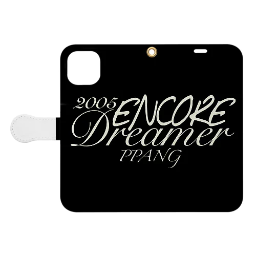 Dreamer[PPANG]ブラック Book-Style Smartphone Case