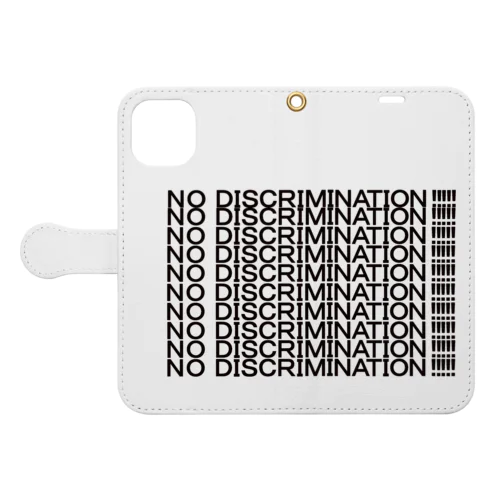 NO DISCRIMINATION 手帳型スマホケース