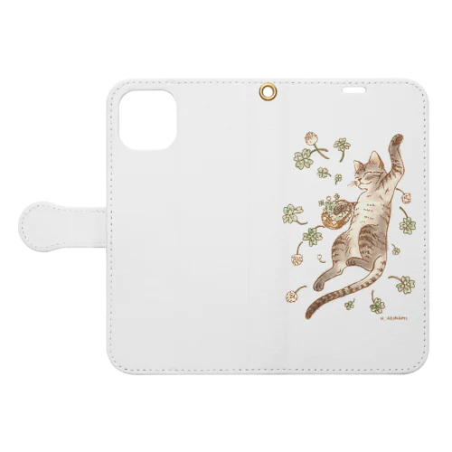 幸運招き猫 Book-Style Smartphone Case