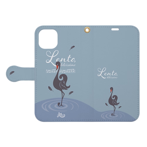 ゆっくり優しい鳥 Book-Style Smartphone Case