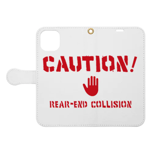CAUTION Book-Style Smartphone Case