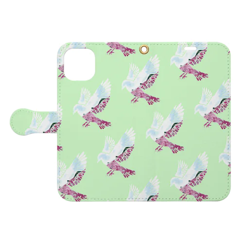 春映鳥(はるうつしどり) Book-Style Smartphone Case