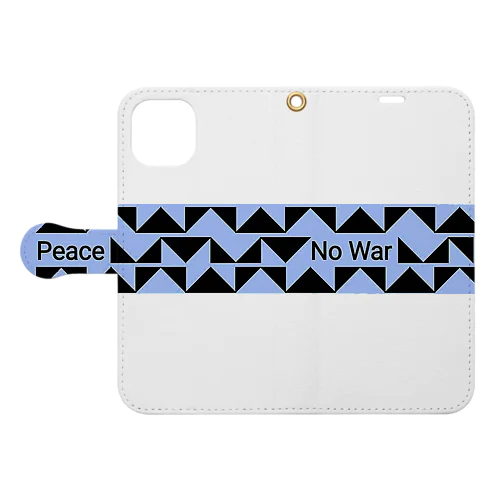 peace & no war 手帳型スマホケース