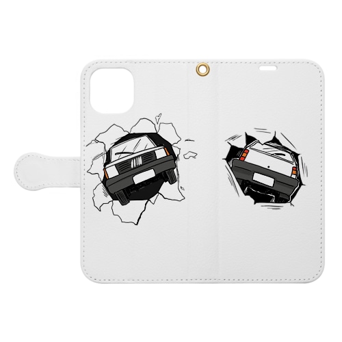 とびだすくるま！ Book-Style Smartphone Case