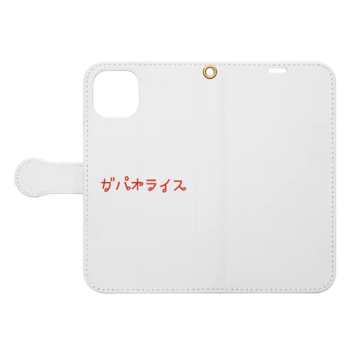 タイ語っぽい ガパオライス Book-Style Smartphone Case