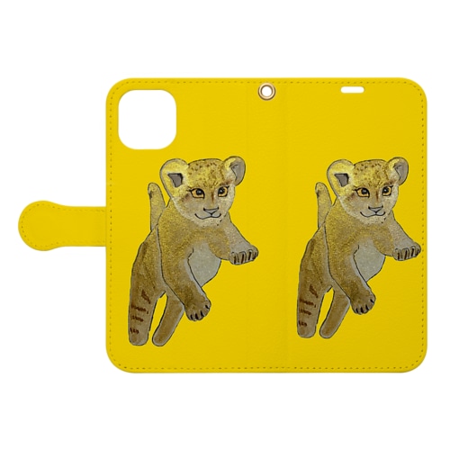 ライオンベイベー🦁( Lion Cub ) Book-Style Smartphone Case