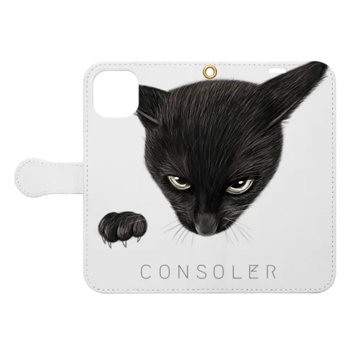 CONSOLER 猫 004 手帳型スマホケース