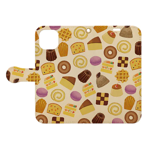 OYATSU TIME  洋菓子 271-2 Book-Style Smartphone Case