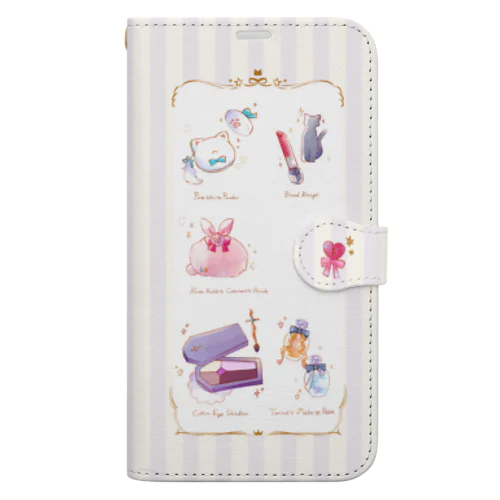 cosmetic（L） Book-Style Smartphone Case