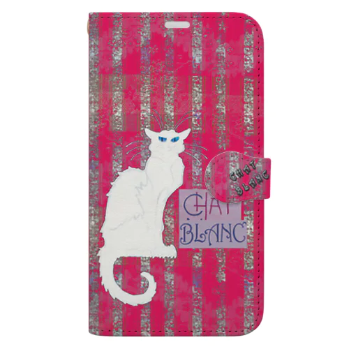 CHAT BLANCー０Q１4 Book-Style Smartphone Case