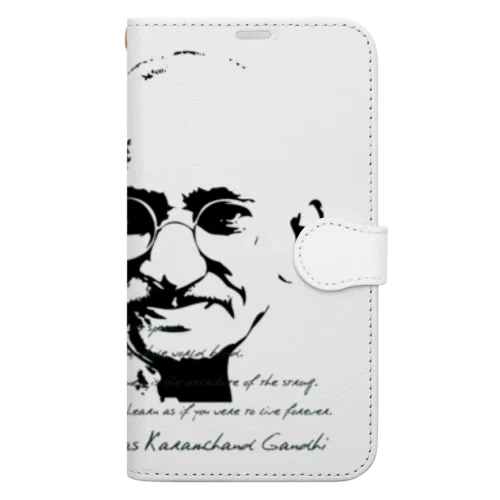 GANDHI Book-Style Smartphone Case