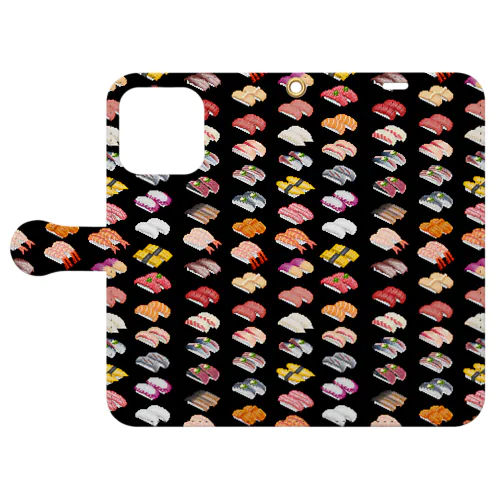 SUSHI_1FB_K Book-Style Smartphone Case