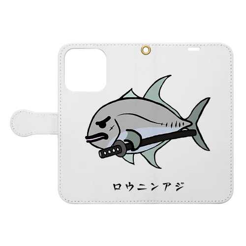 【魚シリーズ】ロウニンアジ♪230619 手帳型スマホケース