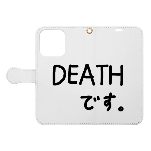 DEATHです。♪1901 手帳型スマホケース