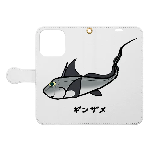 【魚シリーズ】ギンザメ♪231106 手帳型スマホケース
