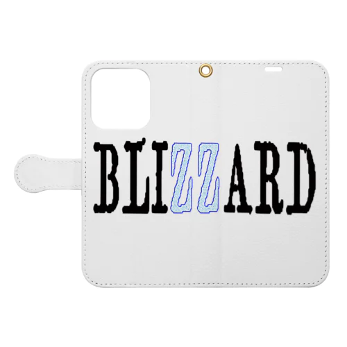 BLIZZARD(英字＋１シリーズ) Book-Style Smartphone Case