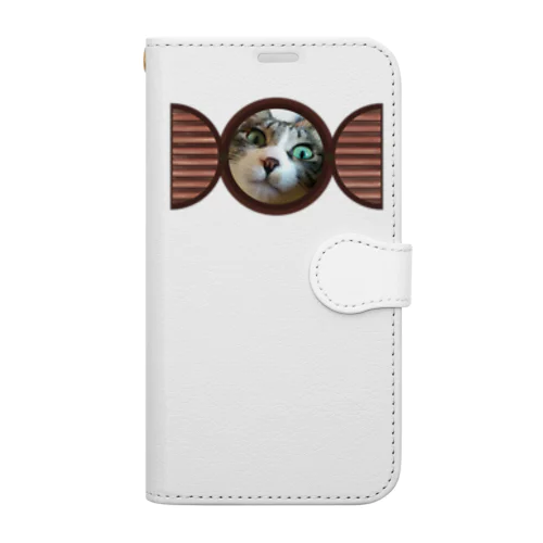 窓枠付き高圧系（言いにくい事は救さんにお任せ） Book-Style Smartphone Case