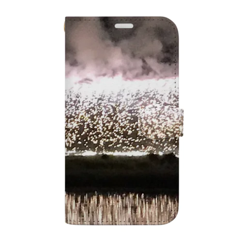 201908171901001　新釧路川仕掛け花火 Book-Style Smartphone Case