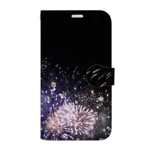 202208171935003　華やかな紫 Book-Style Smartphone Case