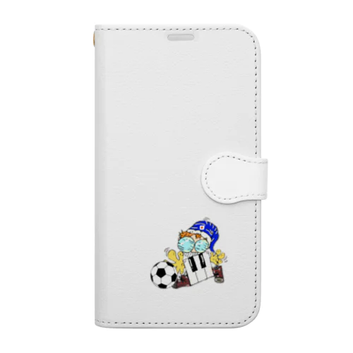 ピアノマン サッカー日本代表 Book-Style Smartphone Case