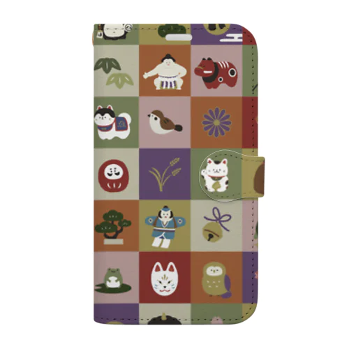 和柄 Book-Style Smartphone Case