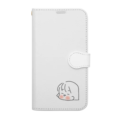 ふわふわちゃん 手帳型スマホケース