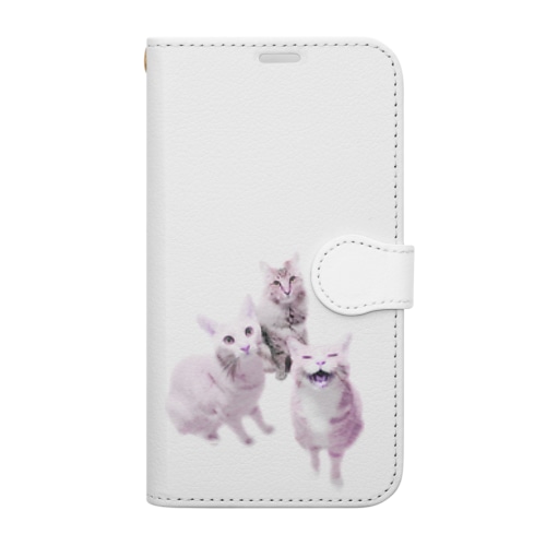 猫 Book-Style Smartphone Case