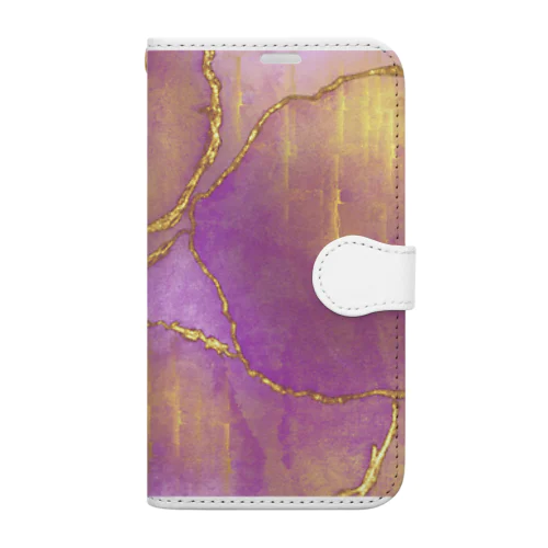 Sarah Designs Signature - Pink n Gold Drops Book-Style Smartphone Case