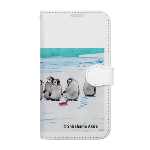 そらふぐ　むくむくぺんぎん Book-Style Smartphone Case