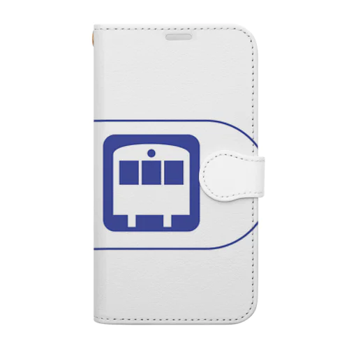 【道路標識シリーズ】国鉄・JR駅 Book-Style Smartphone Case