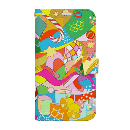 さあ来たよ！(クリスマス Edition) Book-Style Smartphone Case