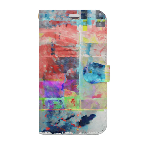 abstract Book-Style Smartphone Case