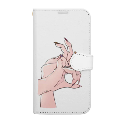 かげ絵　うさぎ Book-Style Smartphone Case