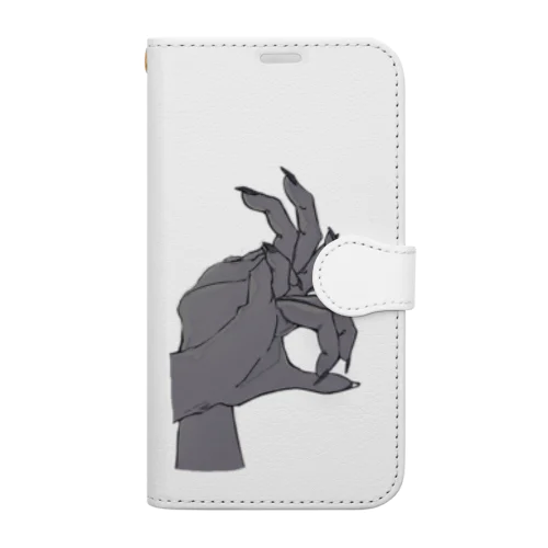 かげ絵　うさぎ Book-Style Smartphone Case