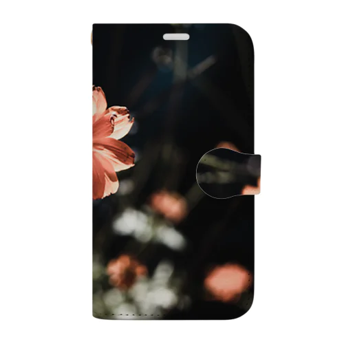 オレンジの花 Book-Style Smartphone Case