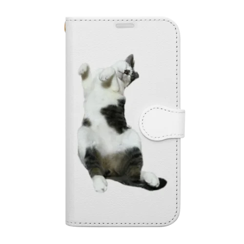 実家のお猫様 Book-Style Smartphone Case