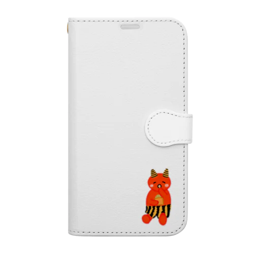 可愛い赤鬼ちゃん② Book-Style Smartphone Case