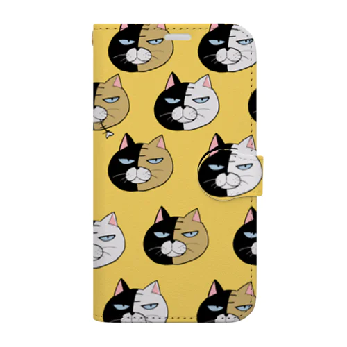 ブチャ猫＠ヤク目 Book-Style Smartphone Case