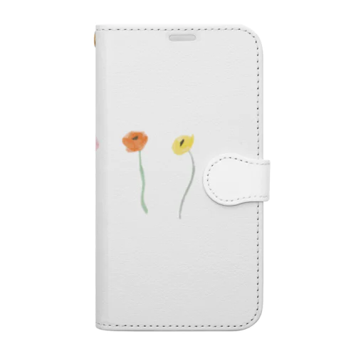 spring flowers 2 手帳型スマホケース