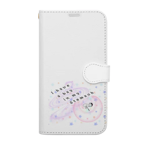 妊婦さんに優しくしてください🙇‍♀️ Book-Style Smartphone Case