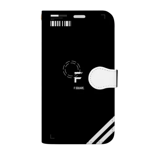 手帳型スマホケース(BLACK ver.) Book-Style Smartphone Case