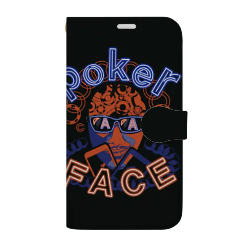 Poker face (AAver)【ポーカー】 Book-Style Smartphone Case