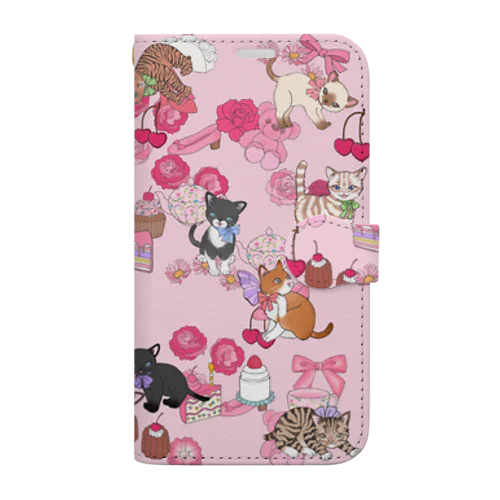 Pink Kitten  Book-Style Smartphone Case