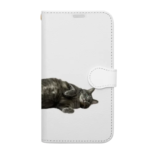 あざらし(ねこです)【500円分の寄付になります】 Book-Style Smartphone Case