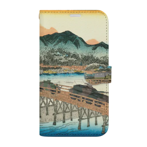 三条大橋　浮世絵 Book-Style Smartphone Case