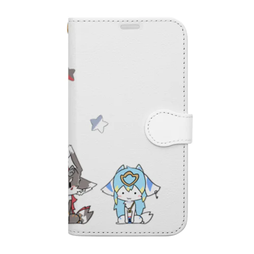 うちの子3匹ズ Book-Style Smartphone Case