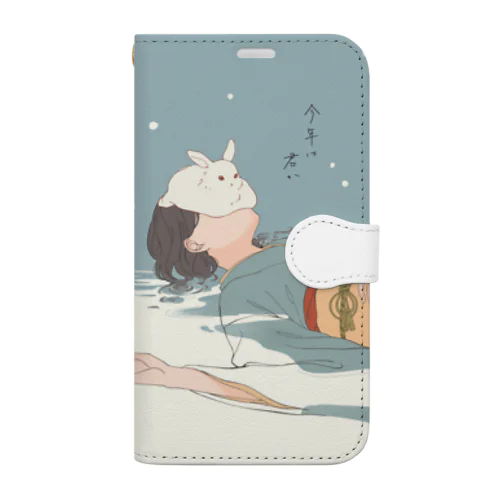 うさぎもち Book-Style Smartphone Case