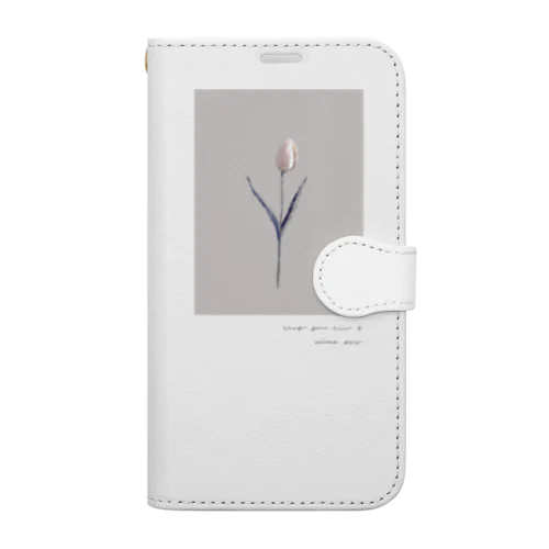 🌷 sakura peach berry milk tea . Book-Style Smartphone Case