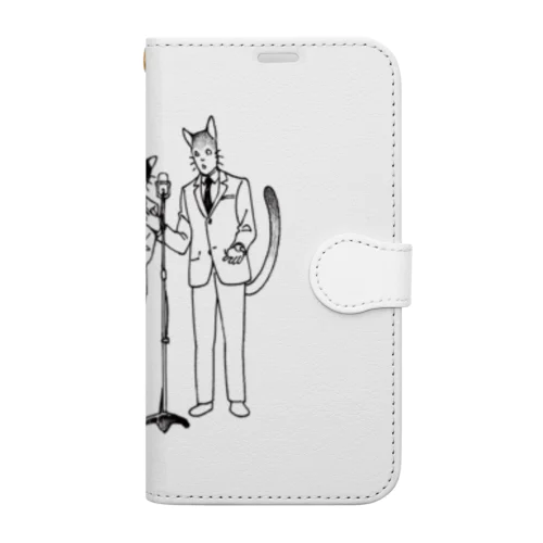 猫漫才 Book-Style Smartphone Case